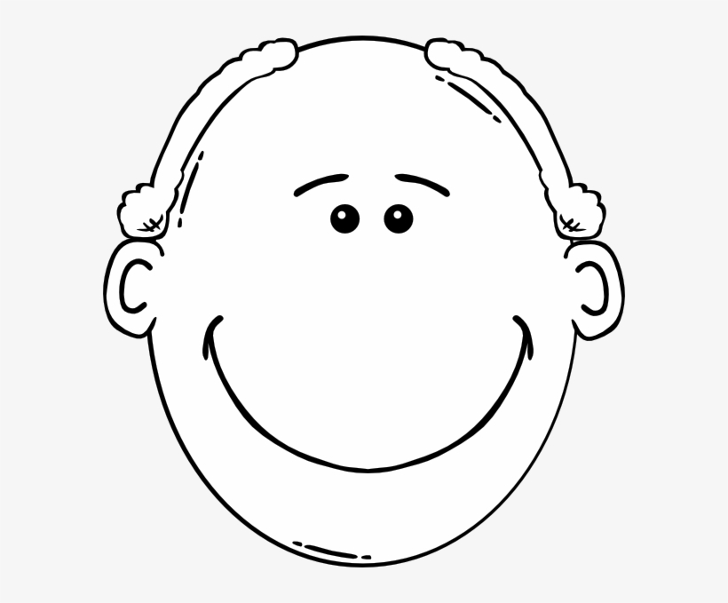 How To Set Use Man Face World Label Outline 6 Clipart - Grandpa Faces Clip Art, transparent png #2897808