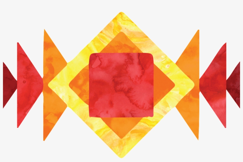 Orange Red Square Decoration Vector - Red, transparent png #2897855