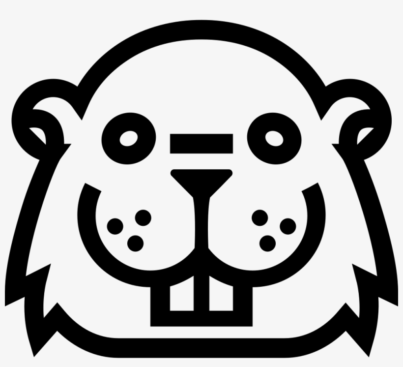 Castor Face Outline - Castor Vector, transparent png #2897914