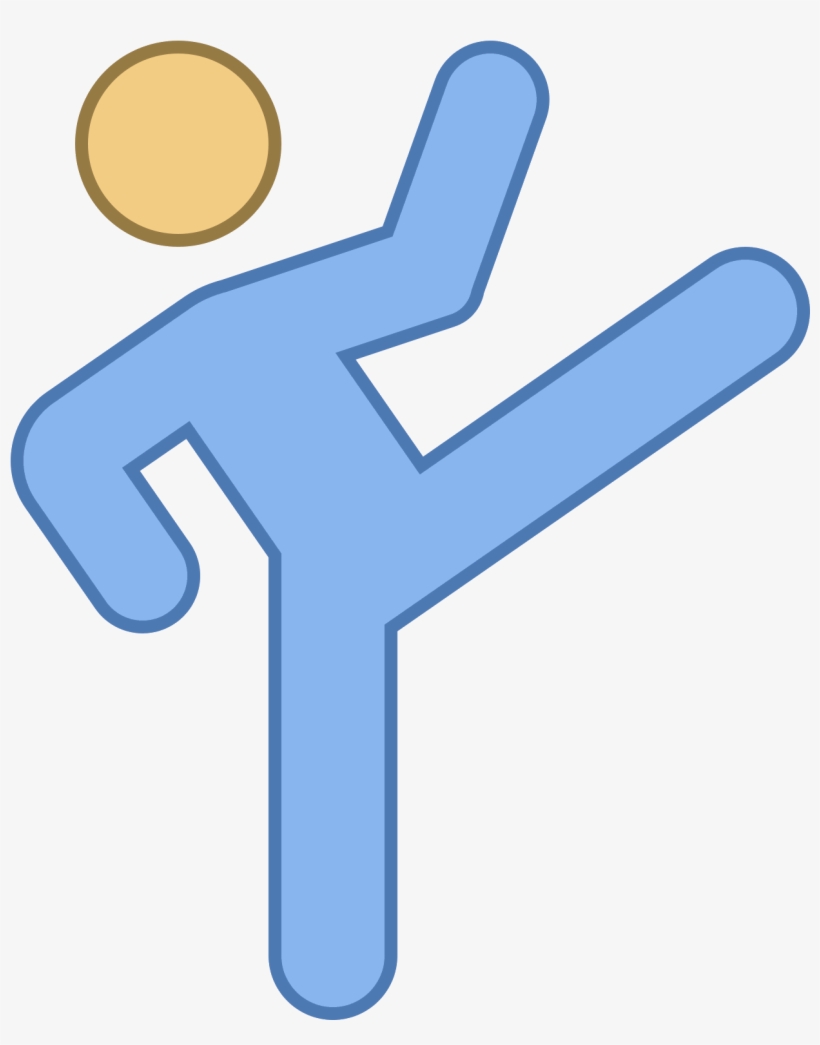 This Is An Image Of A Person Kicking - Kick, transparent png #2898230