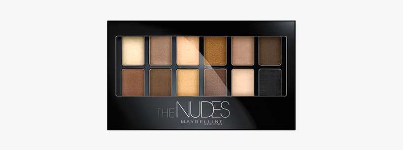 Maybelline Eye Shadow Palette - The Nudes, transparent png #2898289