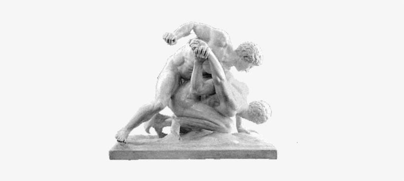 A Greek Statue Pancratium, An Event Showcased At The - Ancient Wrestling, transparent png #2898536