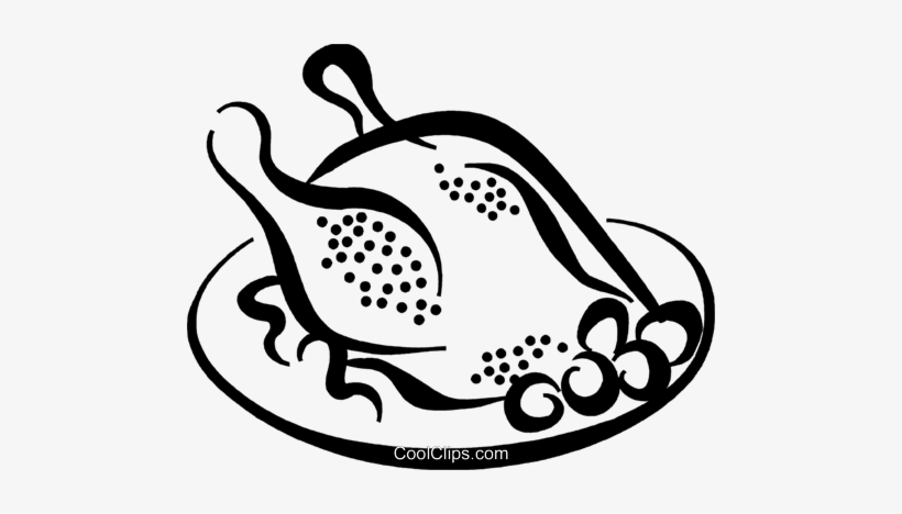 Roasted Chicken Royalty Free Vector Clip Art Illustration - Ice Cream Float Clip Art, transparent png #2898606