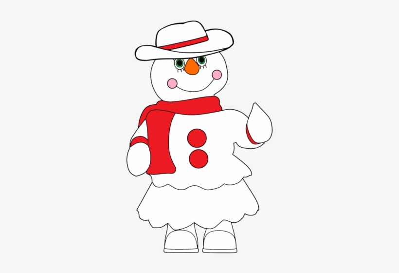 Misty Shiverdust With Her Cowgirl Hat - Snowman, transparent png #2898663
