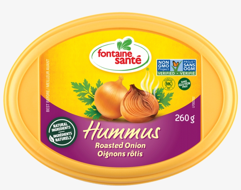 Roasted Onion - Hummus Fontaine Santé, transparent png #2898779