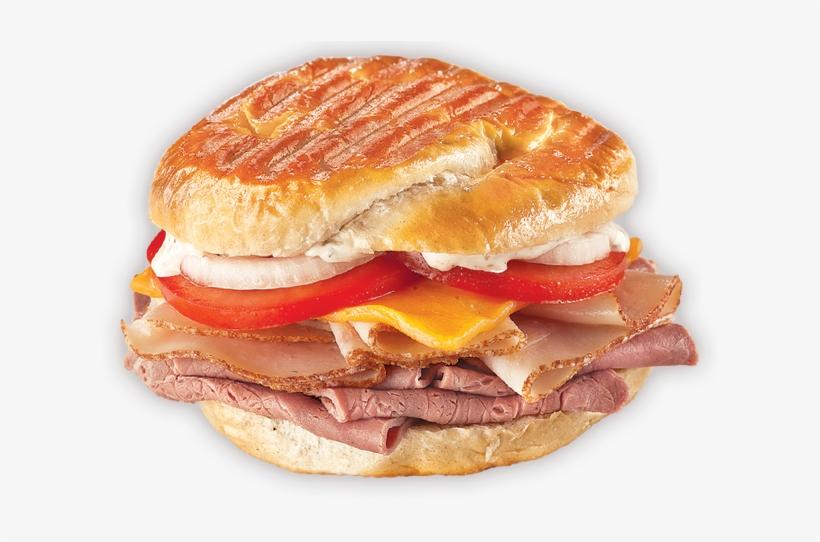 Thinly Sliced, Top Round Roast Beef, Oven Roasted Turkey - Roast Top Round Beef Sandwich Png Transparent, transparent png #2898782