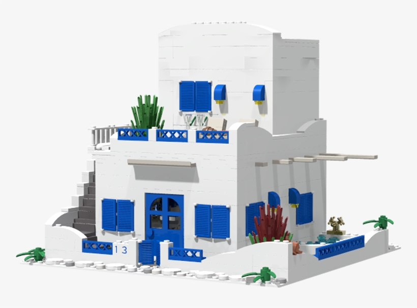 3 - Greece House Png, transparent png #2898930