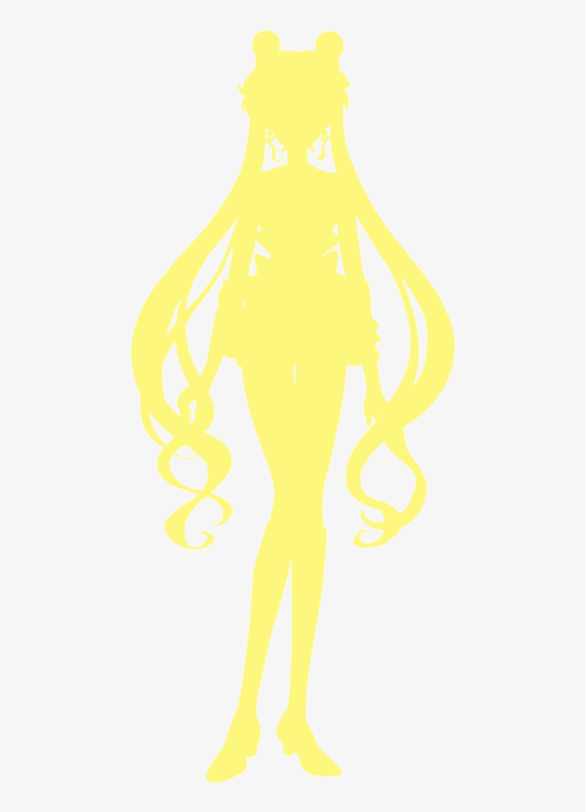 Sailor Moon, Silhouette, And Transparent Image - Illustration, transparent png #2899029