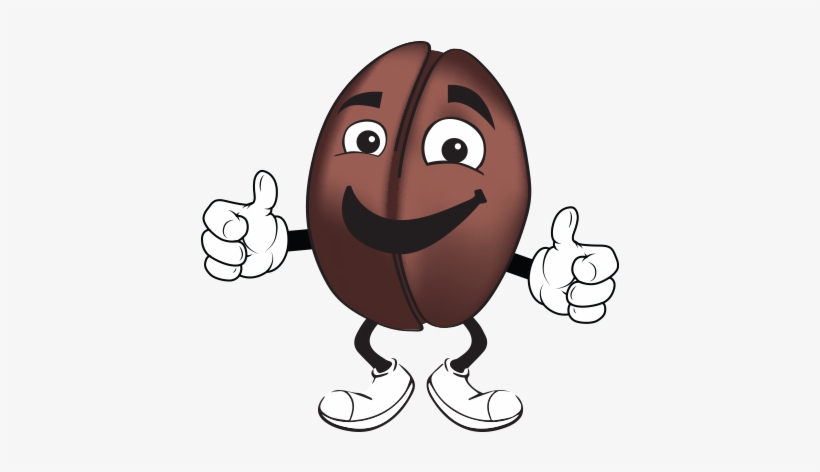 We Roast Hundreds Of Pounds Every Week - Coffee Bean Cartoon Png, transparent png #2899059