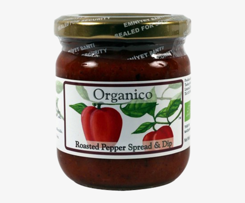Organic Roasted Red Pepper Spread - Organico Organico Roasted Pepper Spread Dip 195g, transparent png #2899111