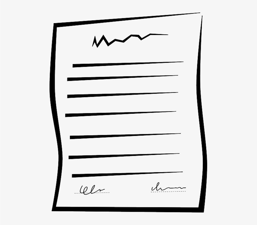 Sign Icon Paper Law Cartoon Free Documents - Cartoon Document, transparent png #2899200