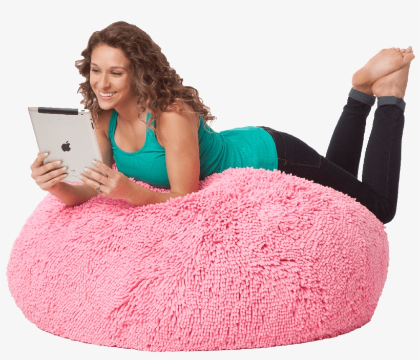 Icon Hacienda Childrens Faux Fur Bean Bag Chair - Rose Pink 65cm X 45cm for  sale online | eBay