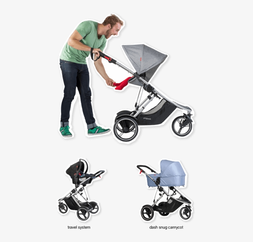 Dash Parent Facing Seat 555 - Phil And Ted Dash Pram, transparent png #2899515