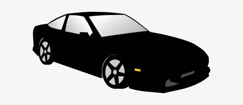 Falling Debris Clipart - Clip Art Black Car, transparent png #2899574