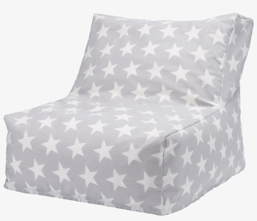 Washable Bean Bag Chair, Grey Star - Great Little Trading Co Washable Bean Bag Chair, transparent png #2899592