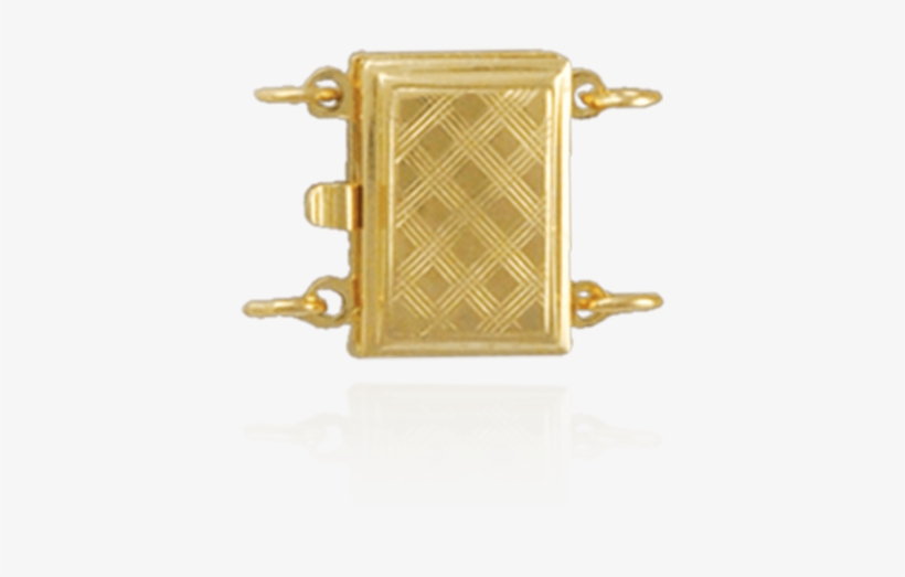 Rectangle Pearl Clasps - Pendant, transparent png #2899995