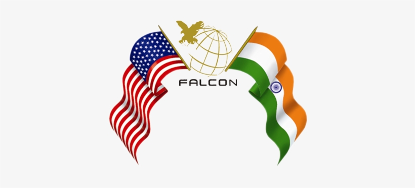 India Usa Flag - India Us Flag, transparent png #290167
