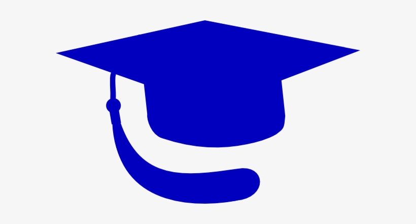 How To Set Use Blue Hat Graduation Svg Vector, transparent png #290347