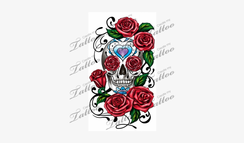 Sugar Skull V1 - Calavera, transparent png #290437