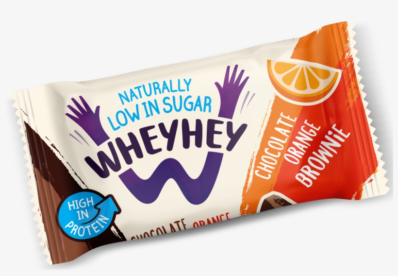 Chocolate Orange Brownies - Wheyhey, transparent png #290485