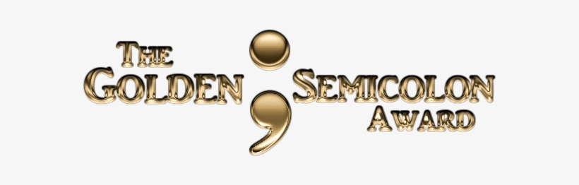 The Golden Semicolon Award Png - Award, transparent png #290553