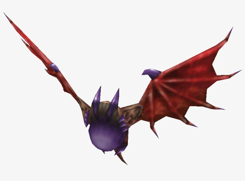 Ff8 Red Bat - Final Fantasy Blood Bat, transparent png #290610