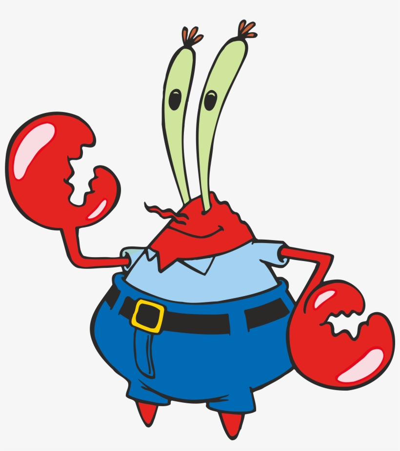 Krabs Spongebob Squarepants Plankton And Karen Patrick - Spongebob Mr Krabs Png, transparent png #290798