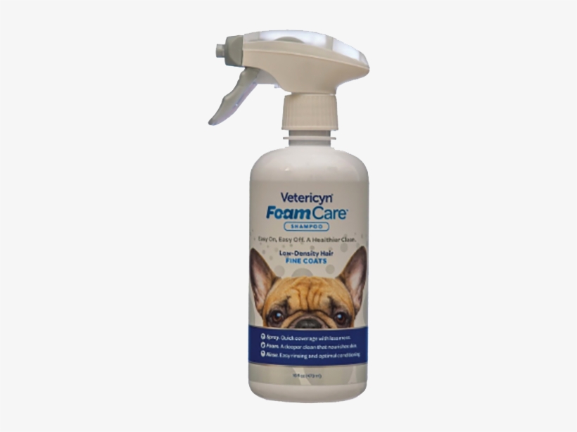 Dog Shampoo Pit Bull Gifts - Vetericyn Foamcare Low Density Hair Shampoo, 16 Oz, transparent png #290904