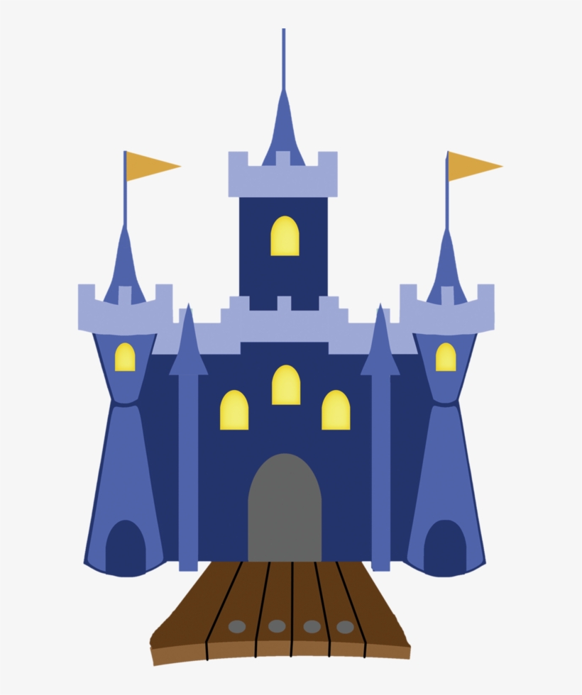 Graphic Cinderella Castle Clipart - Castelo Azul Marinho Png, transparent png #290906