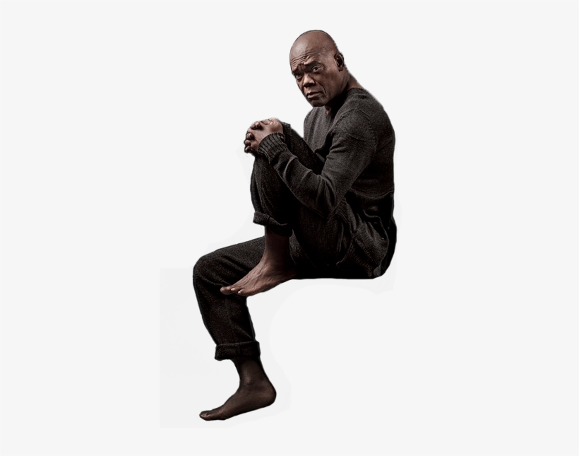 Samuel L Jackson Sitting - Samuel L Jackson Png, transparent png #291198