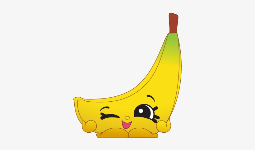 Shopkins Clipart Banana 6 Banana - Shopkins V Nilla Tubs, transparent png #291200