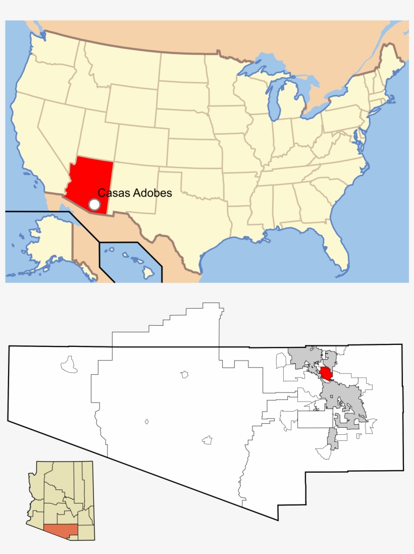 2000px Pima County Arizona Usa Casas Adobes Highlighted, transparent png #291217