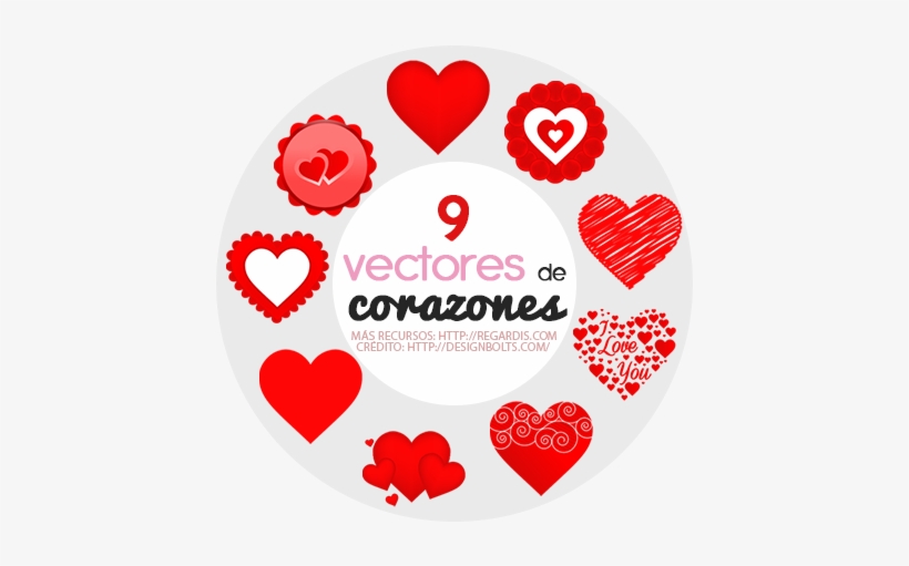 9 Vectores De Corazones Gratis - Valentine's Day, transparent png #291288