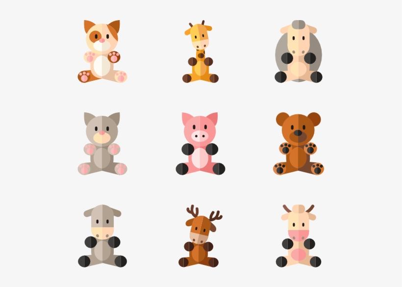 Cute Animals - Cute Animal Icon Png, transparent png #291315