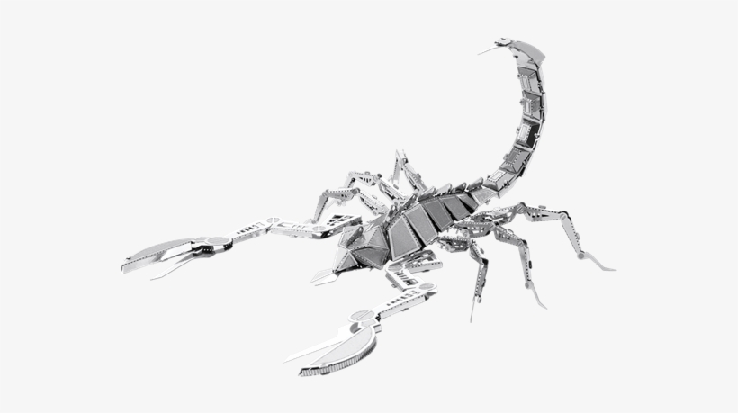 Metal Earth Bugs - Fascinations Metal Earth 3d Laser Cut Model - Scorpion, transparent png #291353