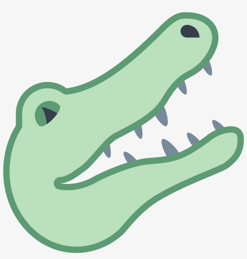 Alligator Icon Free Download At Icons8 - Alligator Head Drawing Easy, transparent png #291494