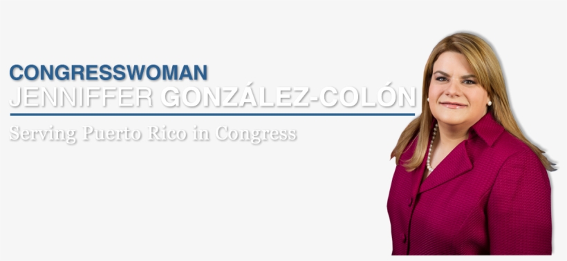 Congresswoman Jenniffer González-colón - Jenniffer González, transparent png #291701