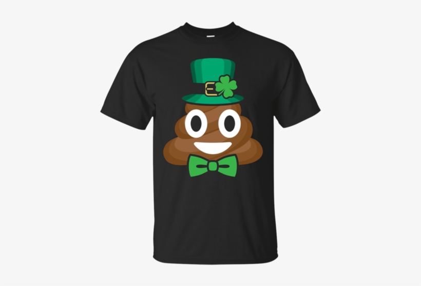 Leprechaun Poop Emoji Funny St Patricks Day Apparel - Playeras De Cumpleaños Emoji, transparent png #291747