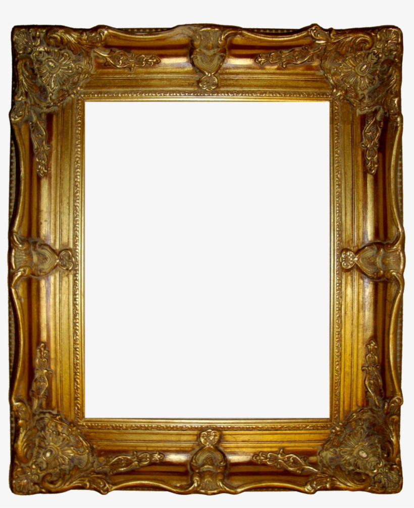 Antique Vector Gold Vintage Frame - Old Golden Frame Png, transparent png #291795