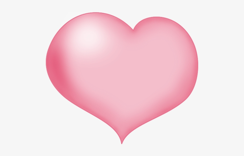 Big Rose Heart - Valentine's Day Png Heart Pink, transparent png #291897