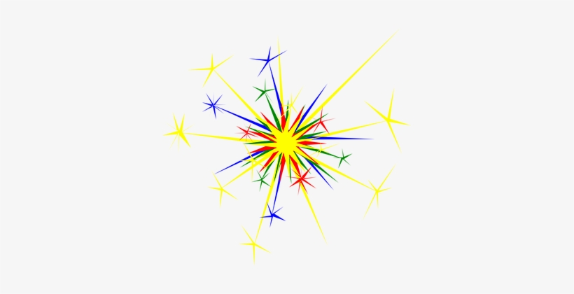 Fireworks Explosion Firecracker Sparkling - Sparks Clipart, transparent png #291959