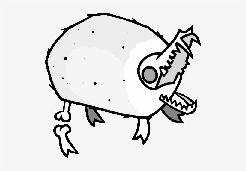 Snarling Hungry Sheep - Undead Sheep, transparent png #292496
