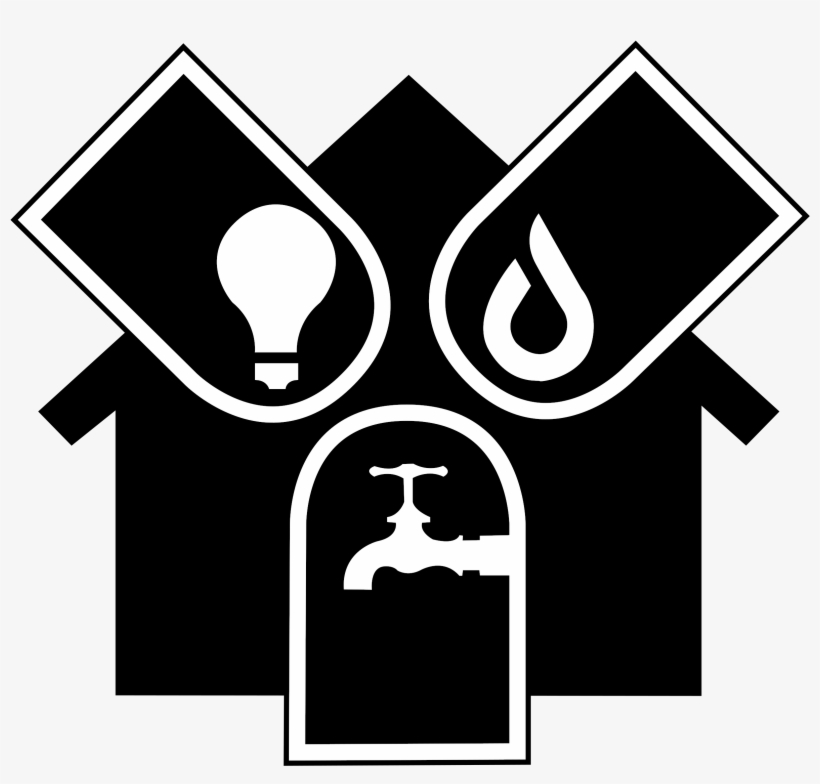 Electricity Computer Icons Gas Water Download - Water Gas Electric Icon, transparent png #292941