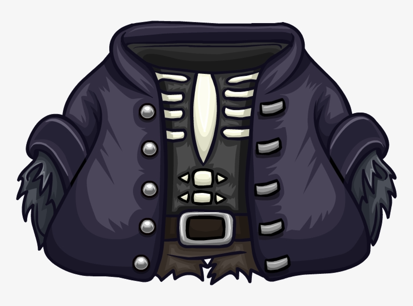 Ghost Pirate Costume - Club Penguin Pirate Clothes, transparent png #292970