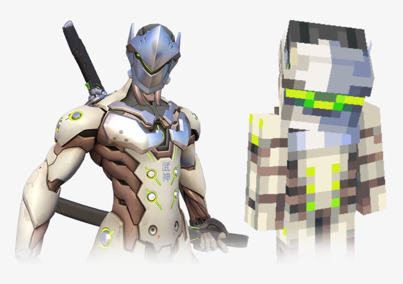 Genji Is Perhaps My Least Favorite Character To Play, - Minecraft Skins Overwatch Genji, transparent png #293316
