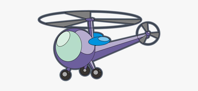 Helicopter Wheel Cartoon Bicycle Purple - Clip Art, transparent png #293340