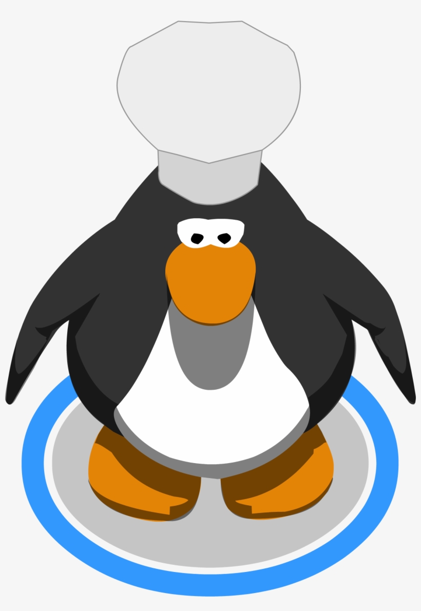 Chef Hat Ingame - Club Penguin Mohawk, transparent png #293443