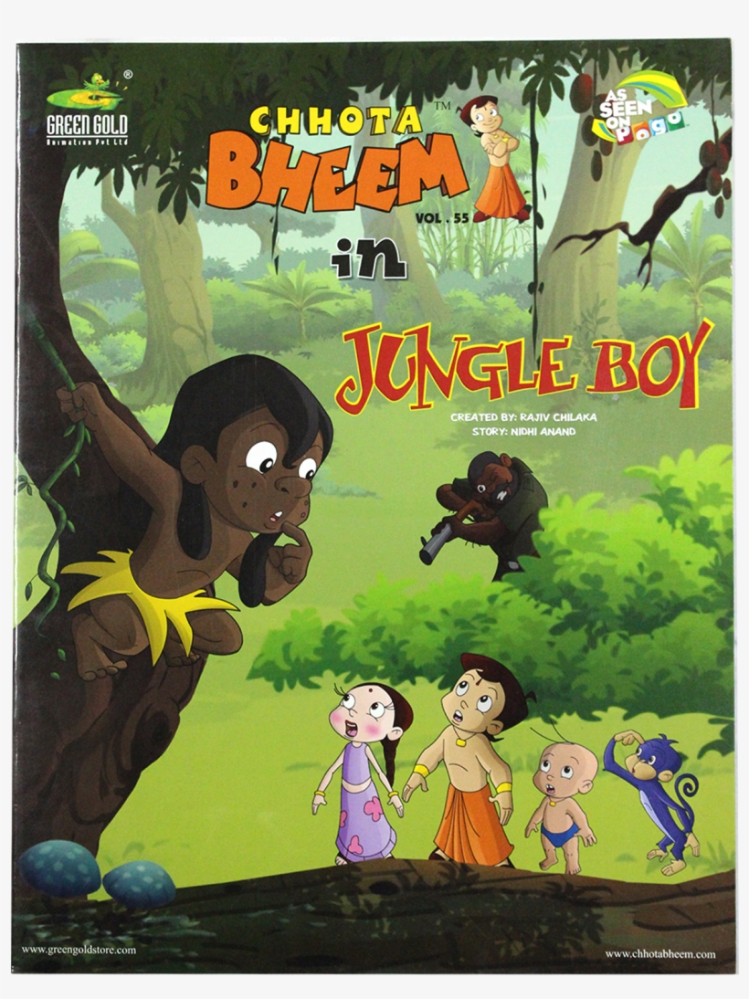 Chhota Bheem In Jungle Boy - Chota Bheem Jungle Boy, transparent png #293559