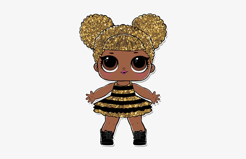 Kid Crafts, Doll Party, Lol Dolls, American Girls, - Queen Bee Lol Doll, transparent png #293587