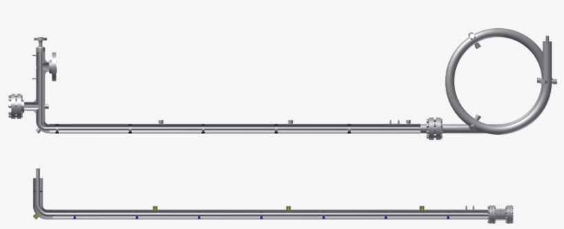 Double Wall Gas Pipe - Diagram, transparent png #293715